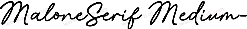 MaloneSerif Medium字体转换 MaloneSerif Medium字体转换